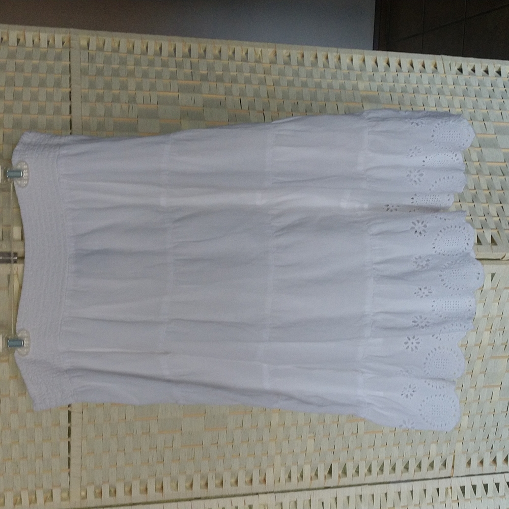 Full eyelet skirt XL